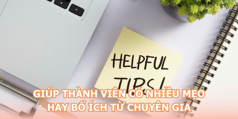 Giúp thành viên có nhiều mẹo hay bổ ích từ chuyên gia